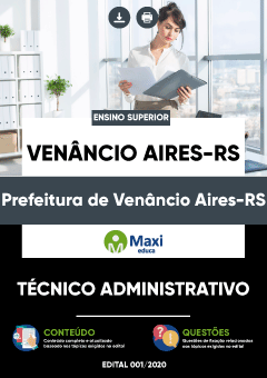 Apostila Prefeitura de Venâncio Aires-RS - Técnico Administrativo