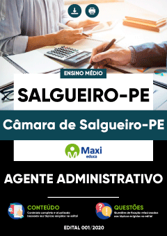Apostila Câmara de Salgueiro-PE - Agente Administrativo