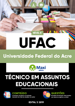 Apostila Universidade Federal do Acre - UFAC - Técnico em Assuntos Educacionais