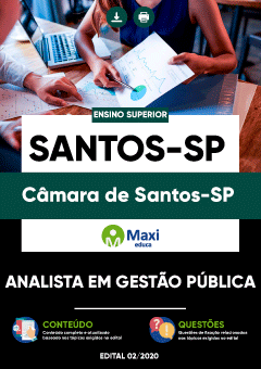 Apostila Câmara de Santos-SP - Analista em Gestão Pública
