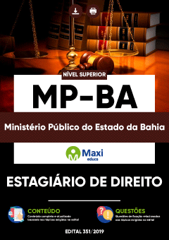 Apostila Ministério Público do Estado da Bahia - MP-BA - Estagiário de Direito