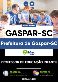 Apostila Prefeitura de Gaspar-SC - Professor de Educação Infantil