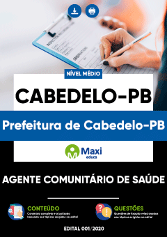 Apostila Prefeitura de Cabedelo-PB - Agente Comunitário de Saúde