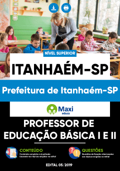 Apostila Prefeitura de Itanhaém-SP - Professor de Educação Básica I e II