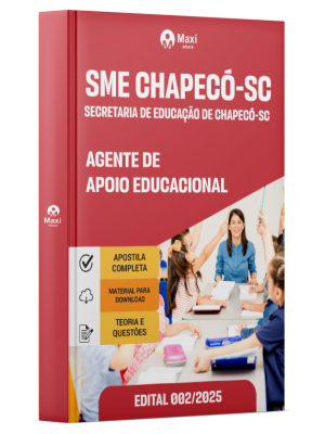 Apostila SME Chapecó - SC - 2025 - Agente de Apoio Educacional