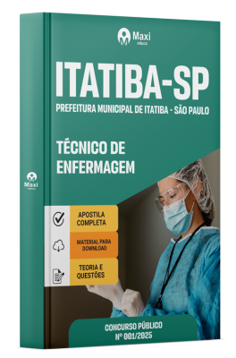 Apostila Prefeitura de Itatiba - SP 2025 - Técnico de Enfermagem