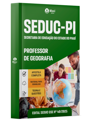 Apostila SEDUC-PI  - 2025 - Professor de Geografia