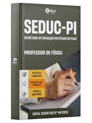 Apostila SEDUC-PI  - 2025 - Professor de Física