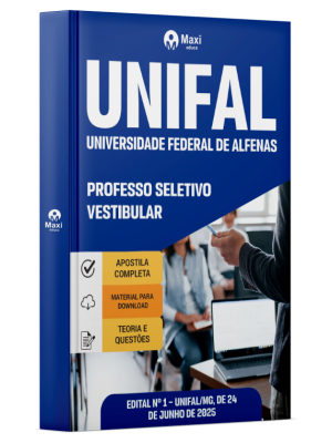 Apostila UNIFAL - 2025 - Processo Seletivo Vestibular