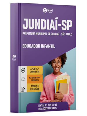 Apostila Prefeitura de Jundiaí - SP - 2025 - Educador Infantil