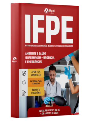 Apostila IFPE - 2025 - Ambiente e saúde (Enfermagem – Urgência e Emergência)