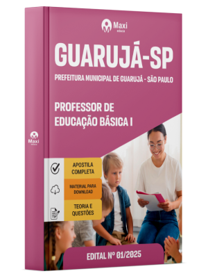 Apostila Prefeitura de Guarujá - SP - 2025 - Professor de Educação Básica I