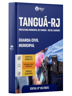Apostila Prefeitura de Tanguá -  RJ - 2025 - Guarda Civil Municipal