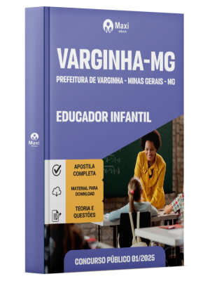 Apostila Prefeitura de Varginha - MG - 2026 - Educador Infantil