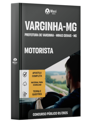 Apostila Prefeitura de Varginha - MG - 2025 - Motorista