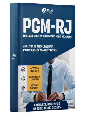 Apostila PGM-RJ - 2025 - Analista de Procuradoria Especialidade Administrativa
