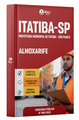 Apostila Prefeitura de Itatiba - SP 2025 - Almoxarife