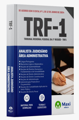 Apostila  TRF1 - 2024 - Analista Judiciário - Área Administrativa