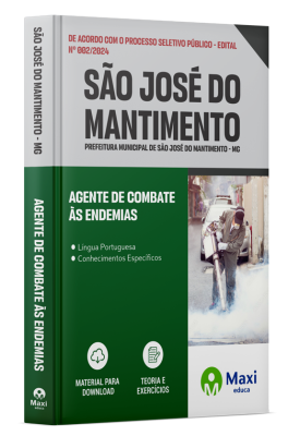 Apostila Prefeitura de São José Do Mantimento - MG - 2024 - Agente de Combate às Endemias