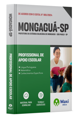 Apostila Prefeitura da Estância Balneária de Mongaguá - SP - 2024 - Profissional de Apoio Escolar