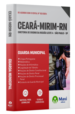 Apostila Prefeitura de Ceará Mirim - RN - 2024 - Guarda Municipal