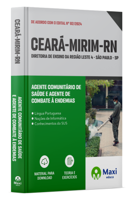 Apostila Prefeitura de Ceará Mirim - RN - 2024 - Agente Comunitário de Saúde e Agente de Combate à Endemias