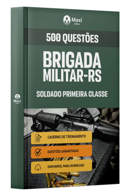 Caderno Brigada Militar RS 2025 - Soldado Primeira Classe