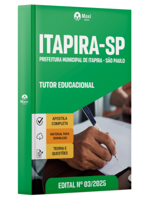 Apostila Prefeitura de Itapira - SP - 2025 - Tutor Educacional