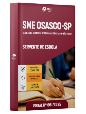 SME Osasco  - SP - 2025 - Servente de Escola