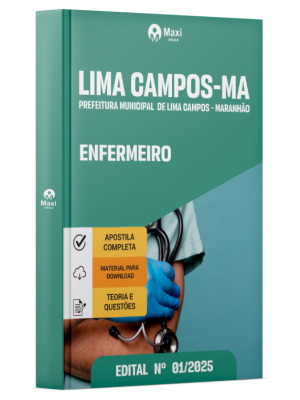 Apostila Prefeitura de Lima Campos - MA - 2025 - Enfermeiro