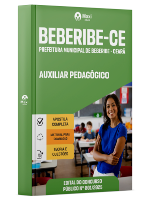 Apostila Prefeitura de Beberibe - CE - 2025 - Auxiliar Pedagógico