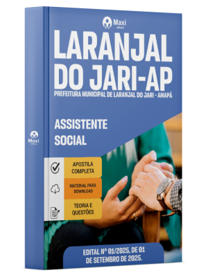 Apostila Prefeitura de Laranjal do Jari - AP - 2025 - Assistente Social