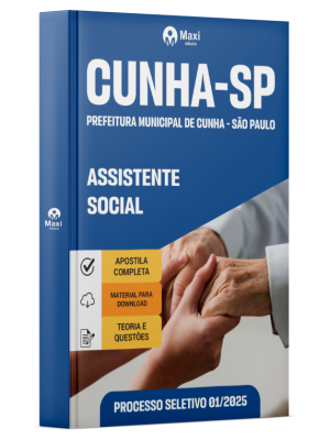 Apostila Prefeitura De Cunha - SP - 2025 - Assistente Social