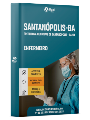 Apostila Prefeitura De Santanópolis - BA - 2025 - Enfermeiro