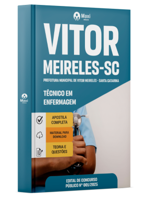 Apostila Prefeitura de Vitor Meireles - SC - 2025 - Técnico em Enfermagem