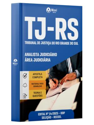 Apostila TJ-RS - 2025 - Analista Judiciário – Área Judiciária