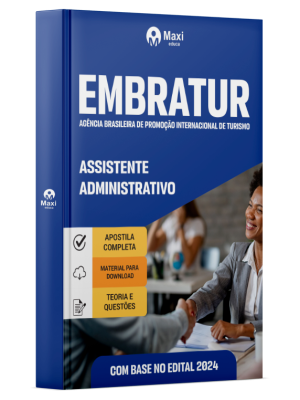 Apostila Preparatória EMBRATUR - 2026 - Assistente Administrativo