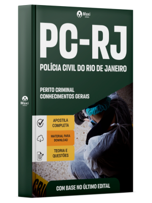 Apostila  Preparatória PC RJ - 2026 - Perito Criminal - Conhecimentos Gerais