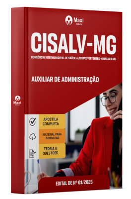 Apostila CISALV-MG 2025 - Auxiliar de Administração