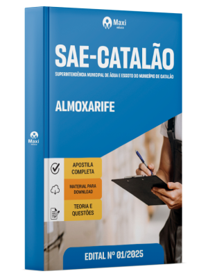 Apostila SAE -Catalão - 2025 - Almoxarife