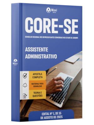Apostila CORE-SE- 2025 - Assistente Administrativo