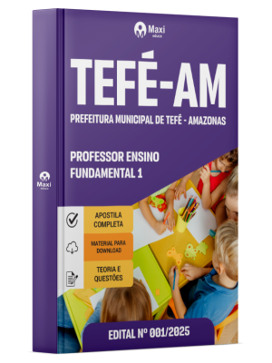 Apostila Prefeitura de Tefé - AM - 2025 - Professor Ensino Fundamental 1