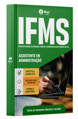 Apostila IFMS 2025 - Assistente em Administração