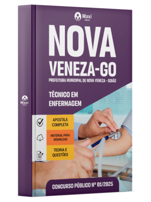 Apostila Prefeitura de Nova Veneza - GO - 2025 - Técnico em Enfermagem