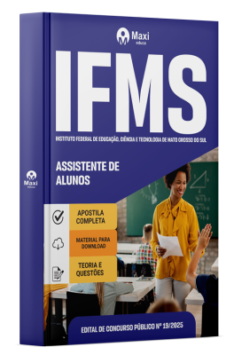 Apostila IFMS 2025 - Assistente de Alunos