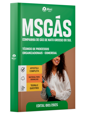 Apostila MSGás - 2025 - Técnico de Processos Organizacionais - Comercial