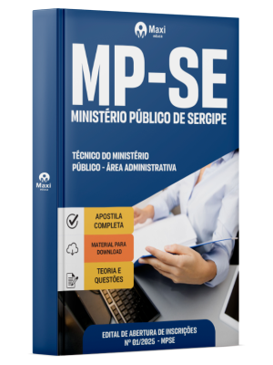 Apostila MP-SE - 2025 - Técnico do Ministério Público - Área Administrativa