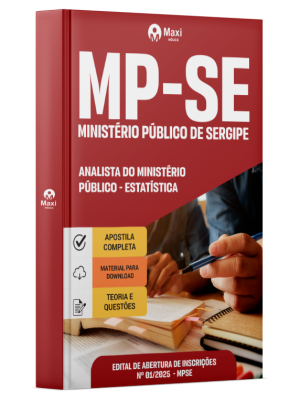 Apostila MP-SE - 2025 - Analista do Ministério Público - Estatística