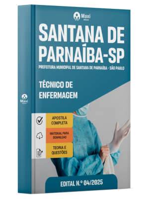 Apostila Prefeitura de Santana de Parnaíba - SP -2025 - Técnico de Enfermagem