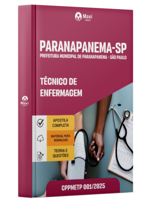 Apostila Prefeitura de Paranapanema - SP - 2026 - Técnico de Enfermagem